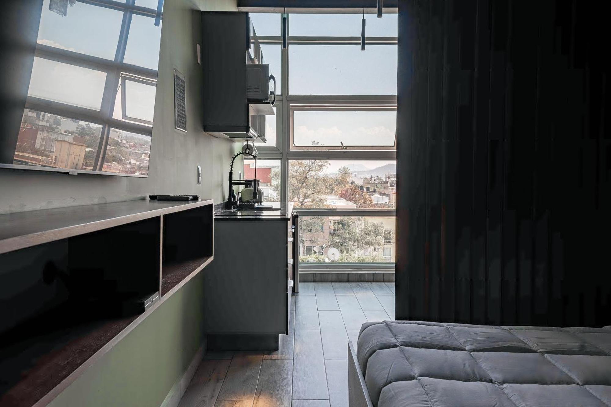 The Jungle Loft Tropical Comfort In A Centric Location With Kitchen Mexico City Exterior photo
